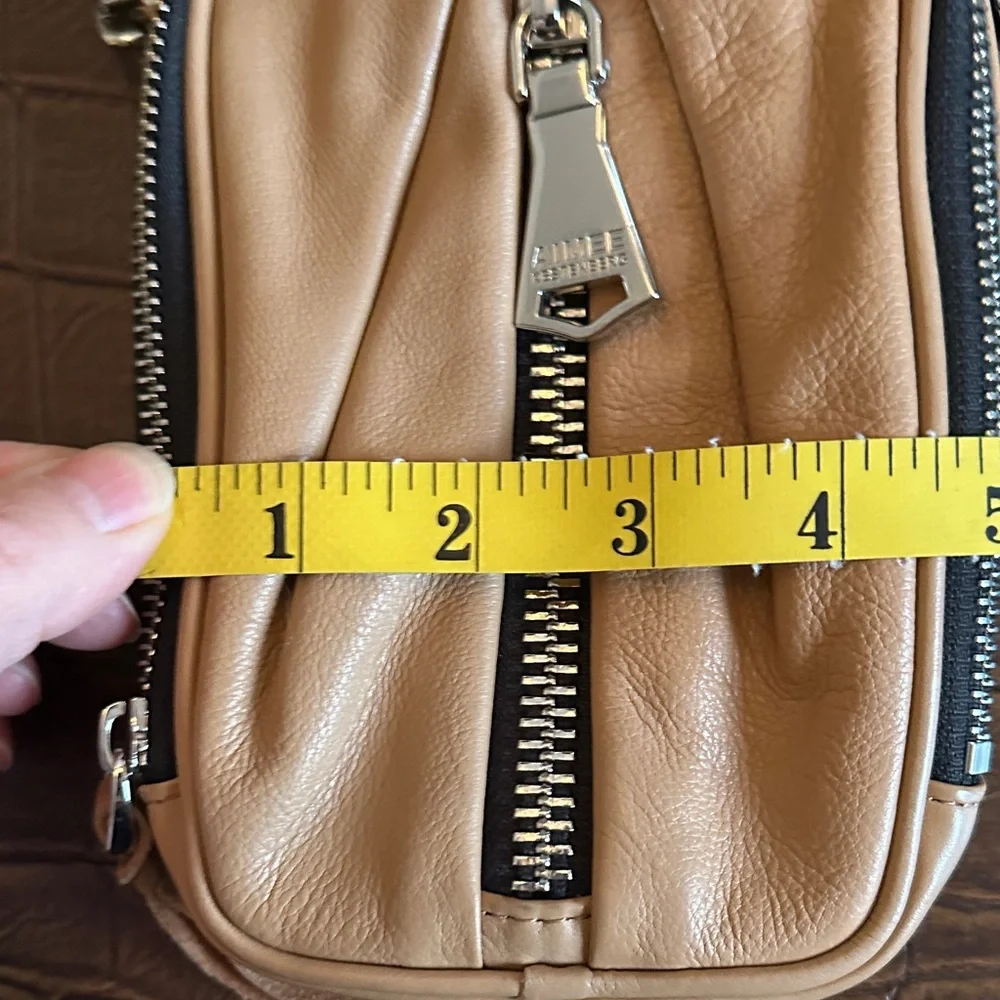 Aimee Kestenberg Tan Leather Bag with Silver Accents - Picture 4 of 7